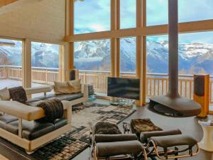 Gallery image of Chalet Woovim 14-3 by Interhome in Nendaz