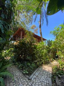 Jardín al aire libre en Casa Mestiça