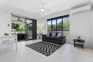 Et opholdsområde på Bribie Getaway Villa