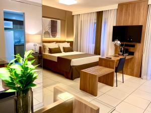 Легло или легла в стая в Suíte & Flat Premium Rio Stay - RioCentro - Barra