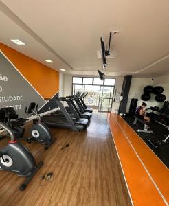 Fitnes centar i/ili fitnes sadržaji u objektu Deluxe Independência 915 Central Piscina/Academia