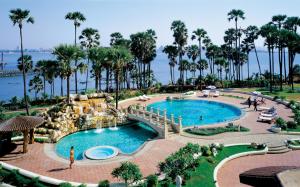 The swimming pool at or close to Taj Lands End