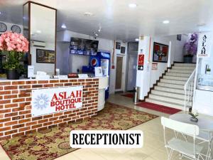 Лобби или стойка регистрации в ASLAH BOUTIQUE HOTEL