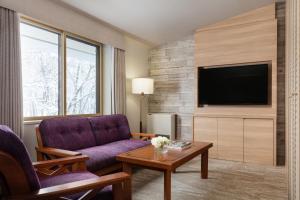 En tv och/eller ett underhållningssystem på Courtyard by Marriott Hakuba