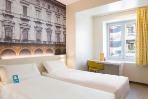 Ліжко або ліжка в номері B&B Hotel Milano Central Station