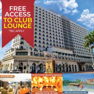 マラッカにあるImperial Heritage Hotel Melaka I City Centre I Free Club Lounge Access I Free Wifi I Free Parkingの大きな建物のホテルのポスター