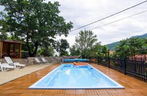 The swimming pool at or close to House Golovik