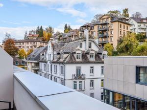 widok z dachu budynku w obiekcie ibis Styles Luzern w Lucernie