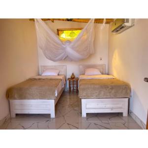 A bed or beds in a room at Live the bedouinlife