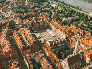 Miesto panorama iš viešbučio arba bendras vaizdas Varšuvoje