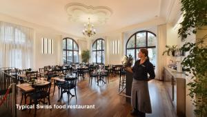 Restoran ili neka druga zalogajnica u objektu Hotel National Bern