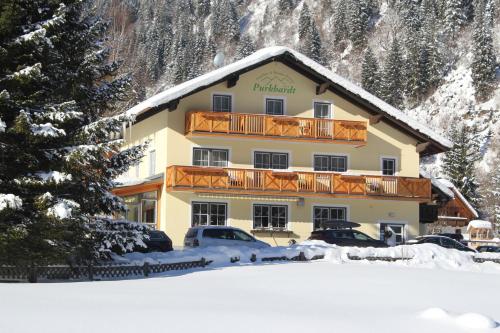 Familien & Wander-Pension Purkhardt in de winter