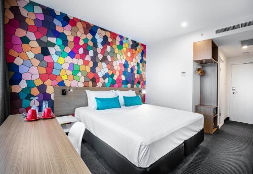 Lova arba lovos apgyvendinimo įstaigoje ibis Styles Brisbane Elizabeth Street