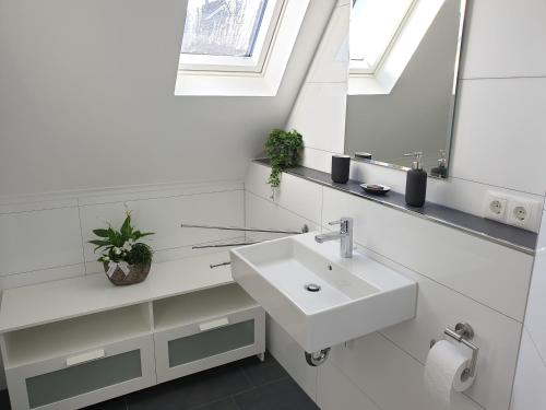 Een badkamer bij Ferienwohnung Berger Bocholt