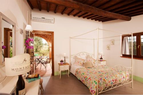 B&B Le Cascatelle di Saturnia 객실 침대