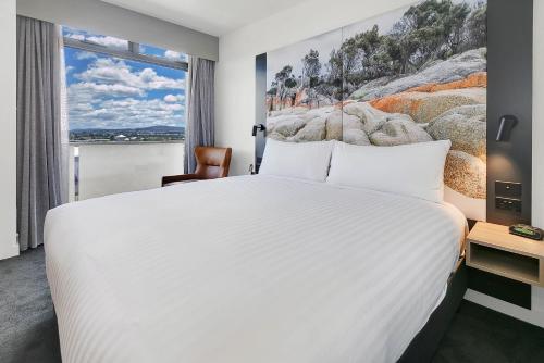 Gulta vai gultas numurā naktsmītnē Hotel Launceston