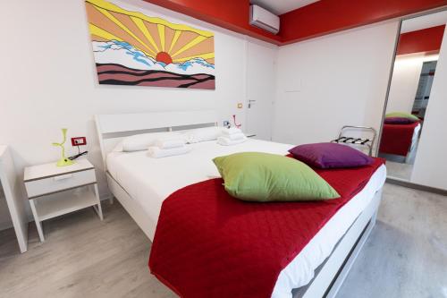 Krevet ili kreveti u jedinici u okviru objekta Valmontone Travel Rooms