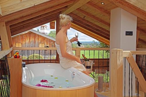 Denah lantai Das Alm-Chalet-Chiemsee