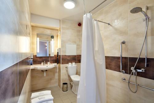 B&B HOTEL Paris Nord Gonesse Parc des Expos tesisinde bir banyo