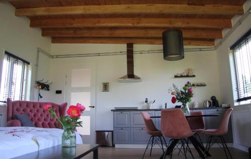 Zona d'estar a Bed & Breakfast Bij de Wilg