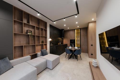 אזור ישיבה ב-Luxury Apartments BUDAPEST