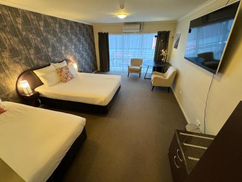 Voodi või voodid majutusasutuse B-Ks Premier Motel Palmerston North toas