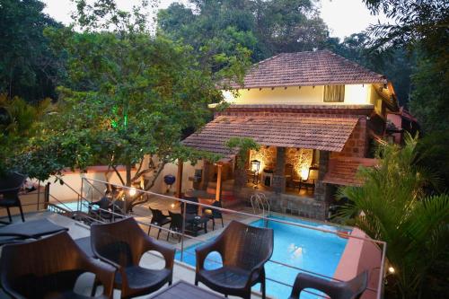 Bassenget på eller i nærheten av Lar Amorosa Boutique Hotel - Portuguese Stay in Goa