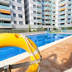 Apartament Ambar Gandia playa-grao con piscina parking ideal para familias