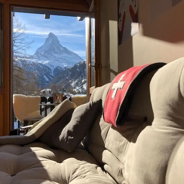 Apartment with beautiful views in Zermatt, hotelli Zermattissa