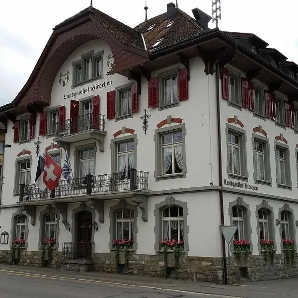 Hotel Hirschen Plaffeien, hotel u gradu 'Bad-Schwarzsee'