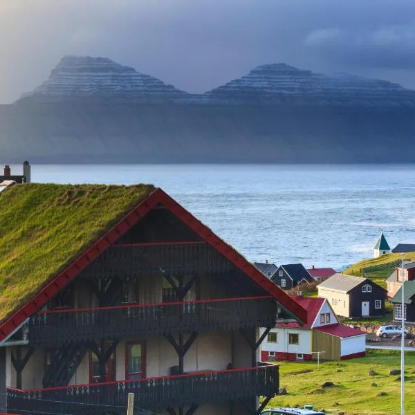 Gjaargardur Guesthouse Gjogv, hotelli kohteessa Oyndarfjørður