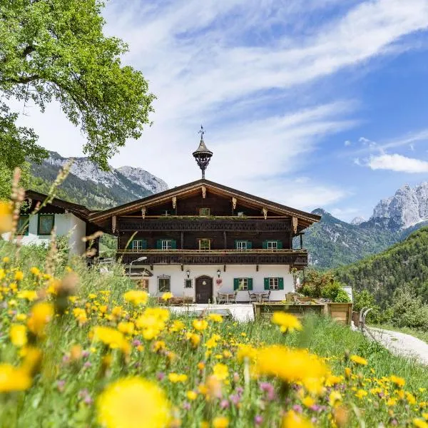 Berg'k'hof Kaisertal - Alpine Hideaway, hotel en Kirchberg in Tirol