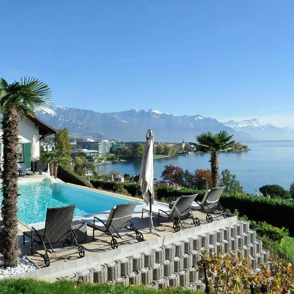 B&B Corseaux Beach & Riviera Beach – hotel w mieście Vevey