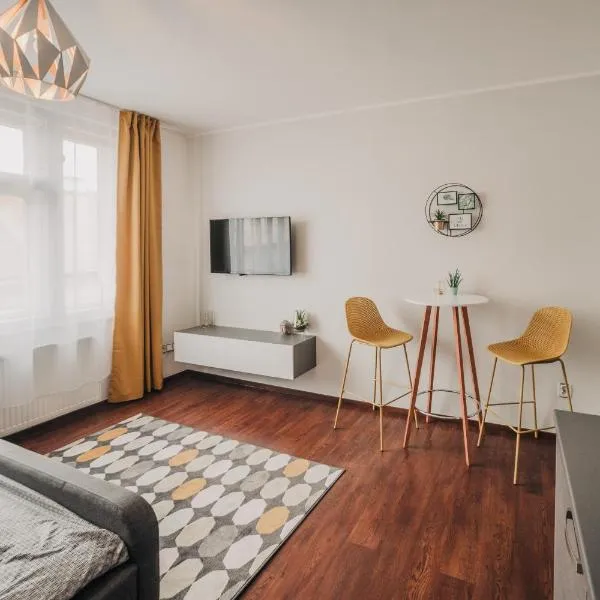 Cozy studio, 400m from the square, hótel í Plzeň