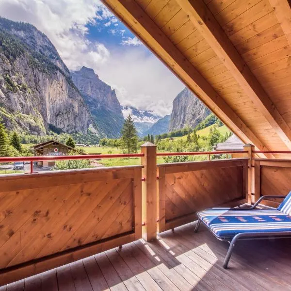 Apartment Lauberhorn, Luxury with best views, khách sạn ở Lauterbrunnen