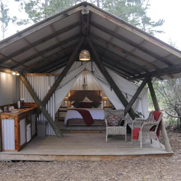 Heritage Glamping, Woodlands tent, hotell Wildernessis