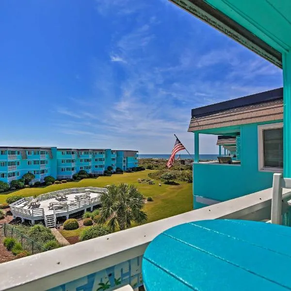 Walk to Beach Ocean-View Atlantic Beach Condo!, hotel v destinaci Atlantic Beach