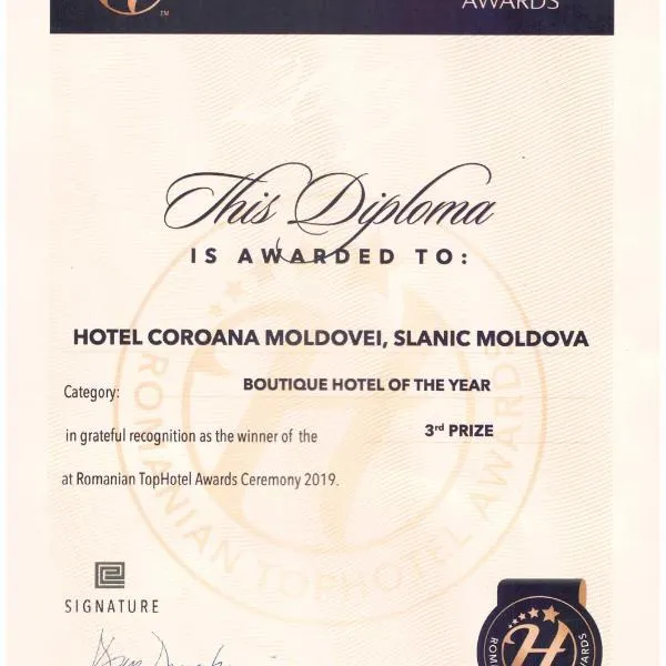 Hotel Coroana Moldovei, hotel em Estelnic