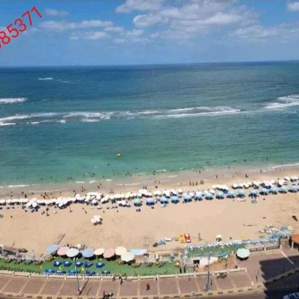 Panoramic Sea View ZAMZM Flat miami FAMILY شقة فندقية زمزم بانورما بشاطئ ميامي - الاسكندرية صف اول مباشر علي بحر - عائلات فقط, hotell i Alexandria