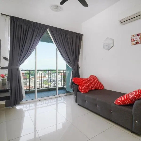 LOVELY 2BR MAJESTIC CONDO 6 PAX POOL VIEW, hotel in Ipoh