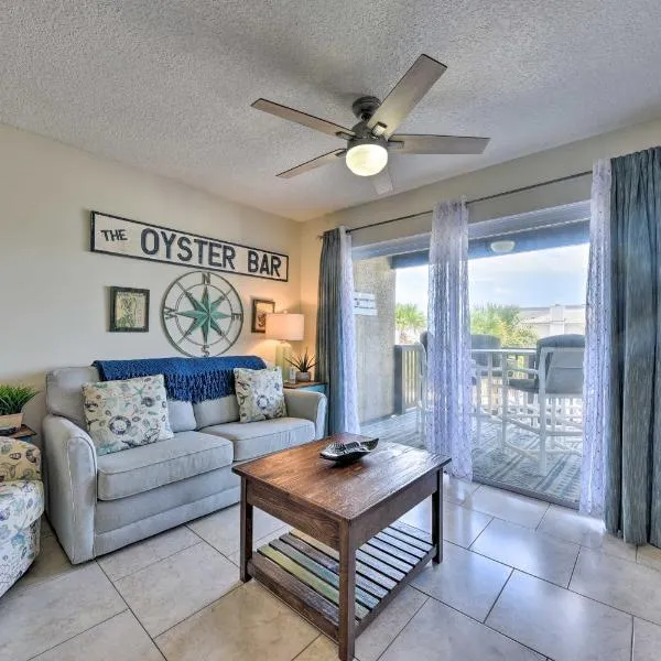 Ocean-View Fernandina Condo with Pool, Beach Access!, hotel i Amelia Island