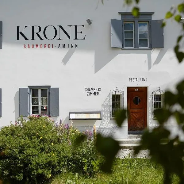 Krone Säumerei am Inn, hôtel à Zuoz