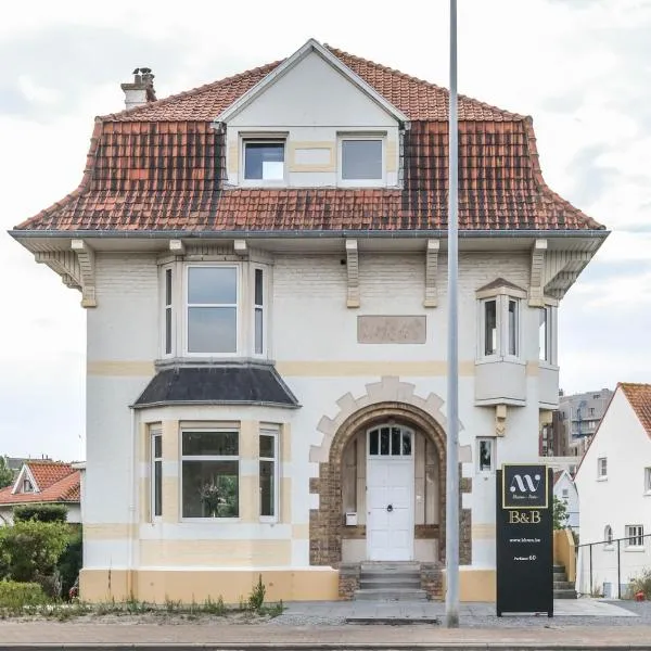 Bed & Breakfast Maison Noire Westende-bad incl parking & ontbijt, hotel u gradu Midelkerke