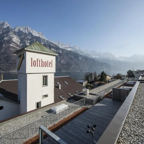 lofthotel Walensee, hotel em Weesen