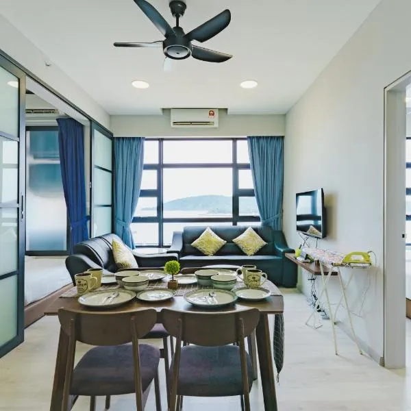 Viesnīca Full Seaview 2R1B Condo for 6pax in Kota Kinabalu Kota Kinabalu