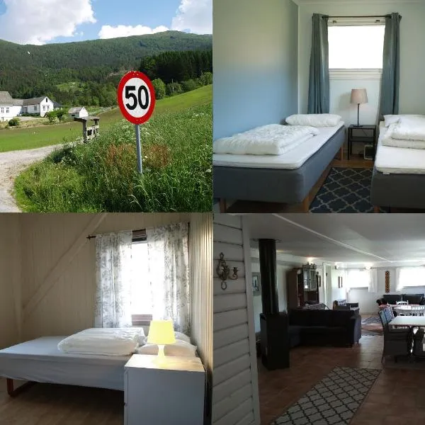 5 bedrooms, large apartment with nice view and nature, hotel en Norheimsund