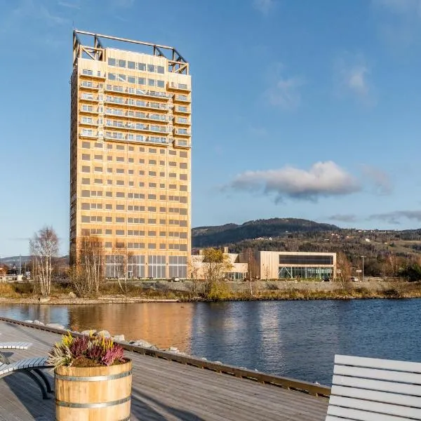 MJOS TOWER Apartment - Lovely city view, hotell i Hamar