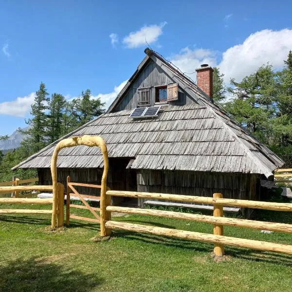 Velika Planina - Chalet Rušovc - Location with fully privacy, hotel Zgornje Jezerskóban