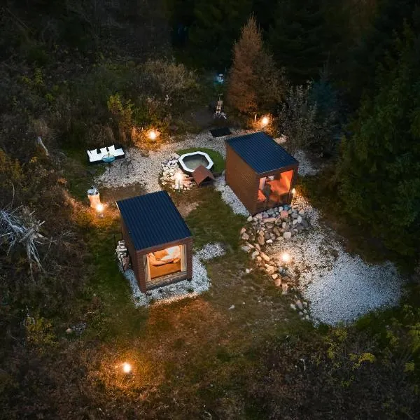 Škandinávske domčeky-lesná sauna a ubytovanie, hotel din Telgárt