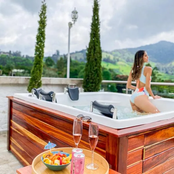 Hotel Boutique Palmas de Salento، فندق في Quindío